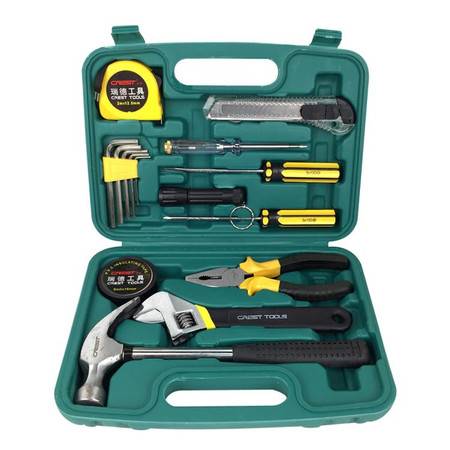 瑞德 家用工具组合套装 经济实用款16件套 电筒款 011016b